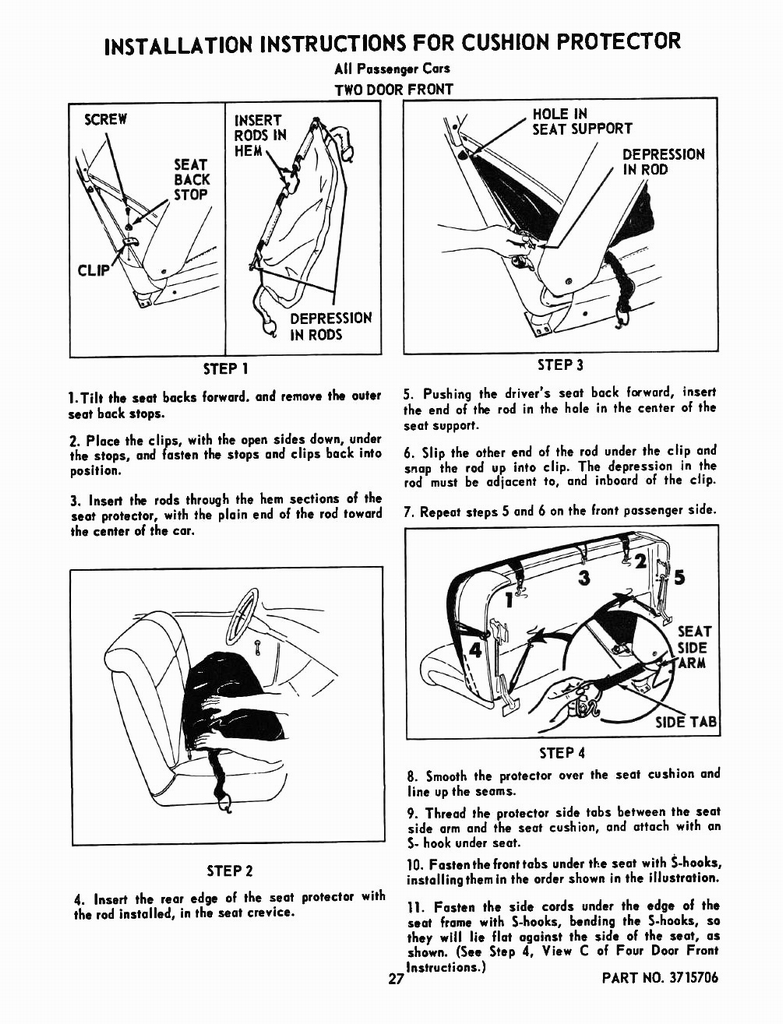 1955 Chevrolet Accessories Manual Page 71